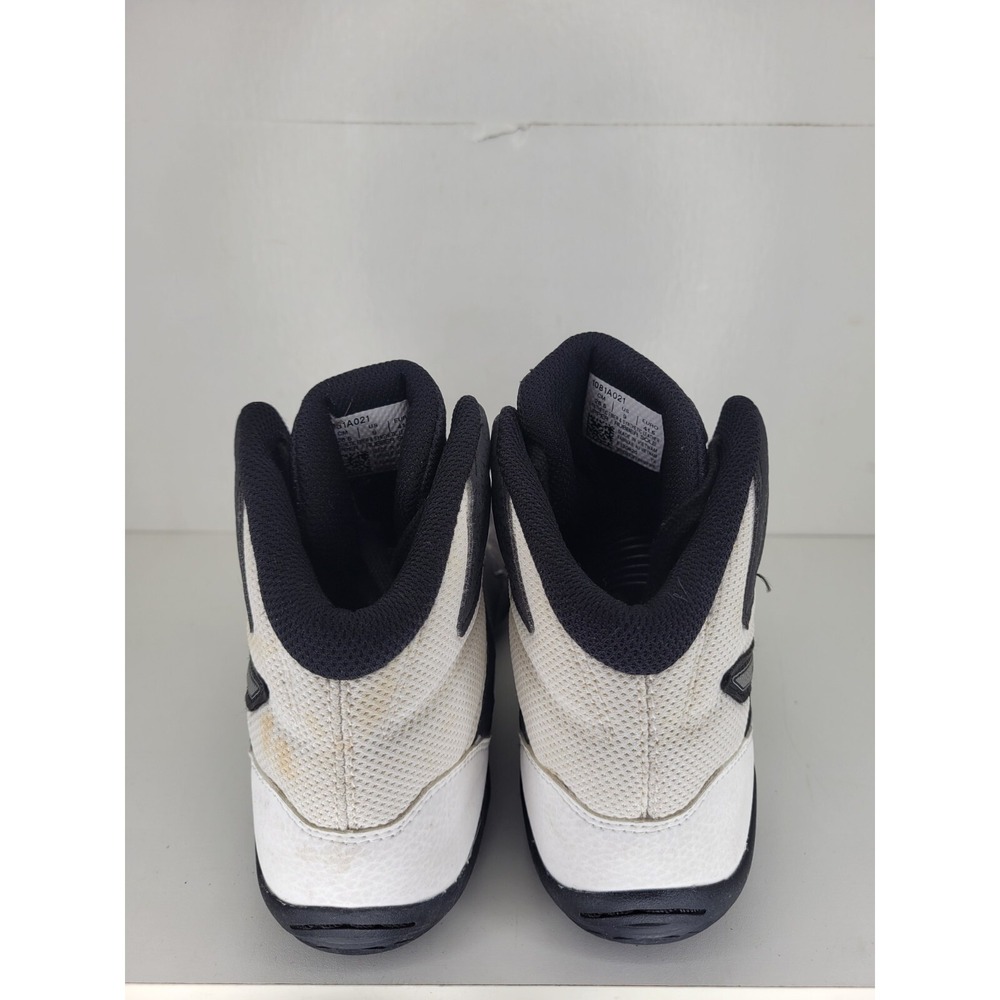 ASICS Matflex Wrestling Shoes Mens Sz 9 Black White Silver Boxing MMA Flat Shoes - Picture 3 of 8
